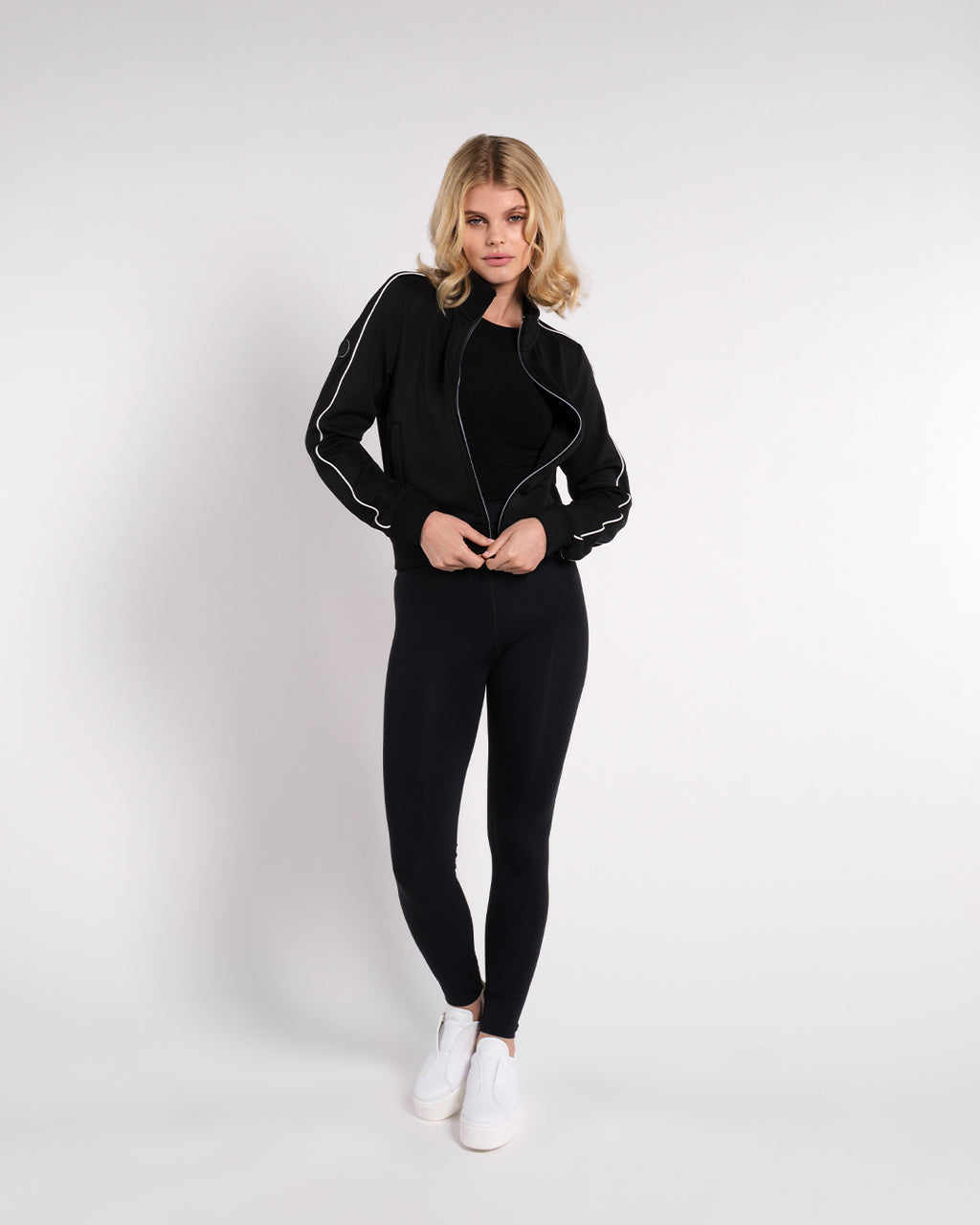 LUXE TRACK JACKET BLACK