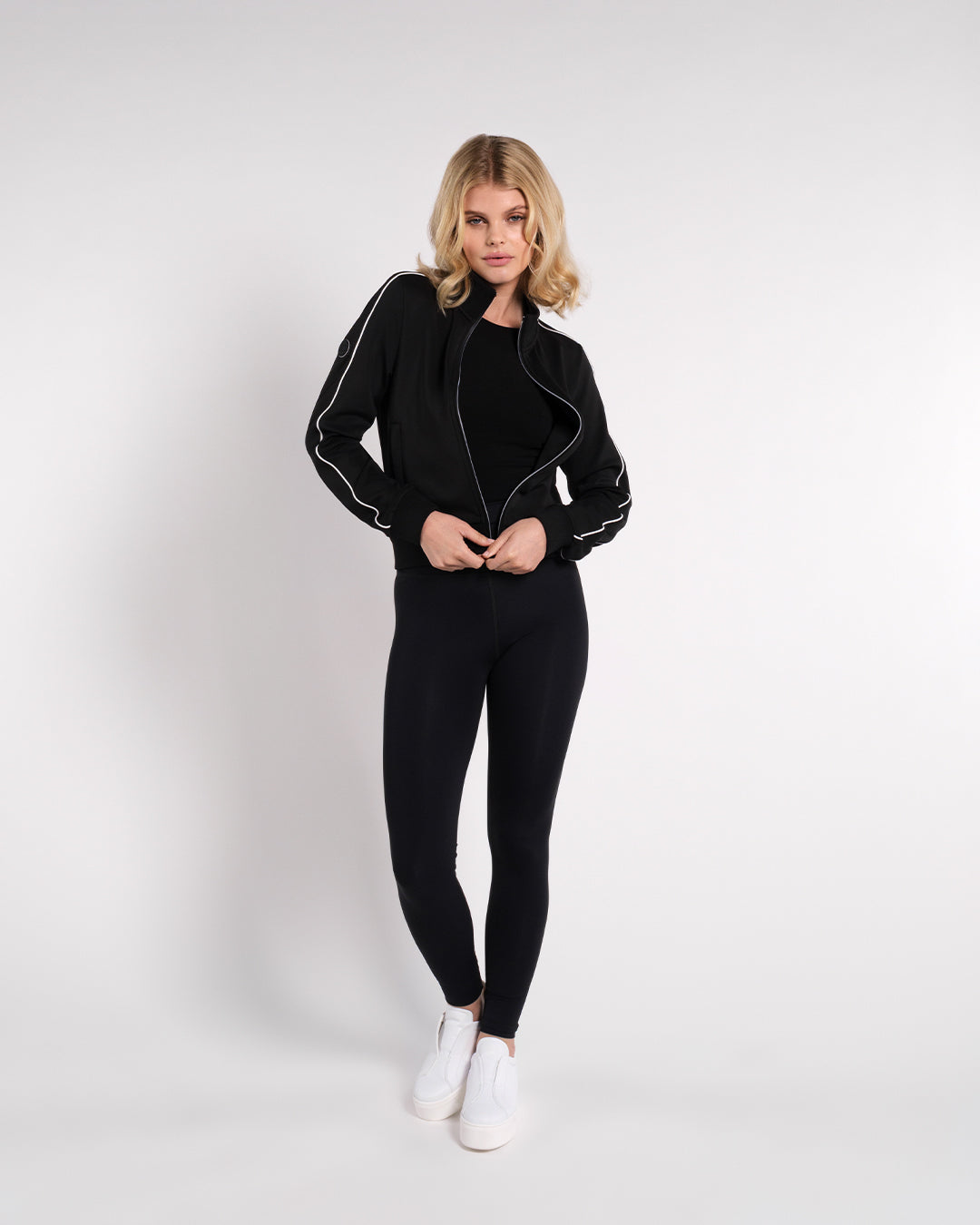 LUXE TRACK JACKET BLACK
