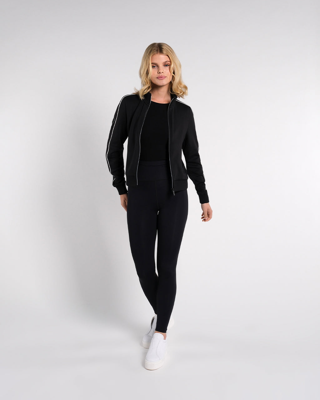 LUXE TRACK JACKET BLACK
