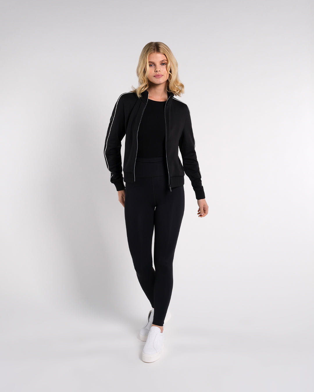 LUXE TRACK JACKET BLACK