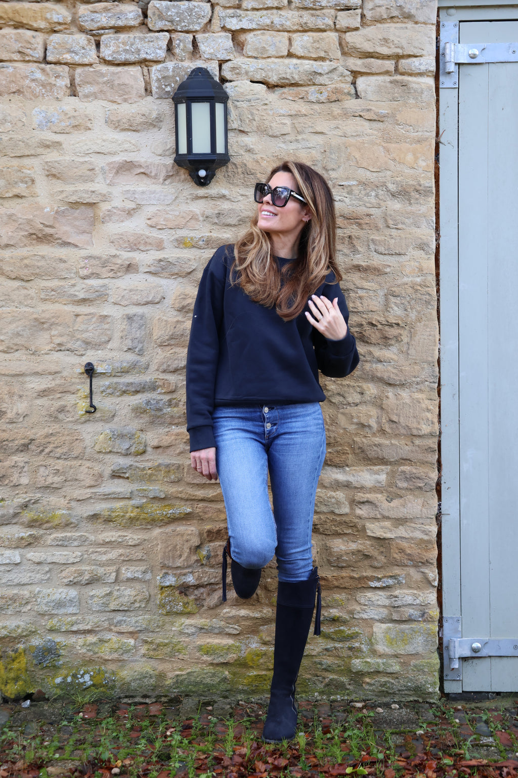 RELAX CREWNECK NAVY