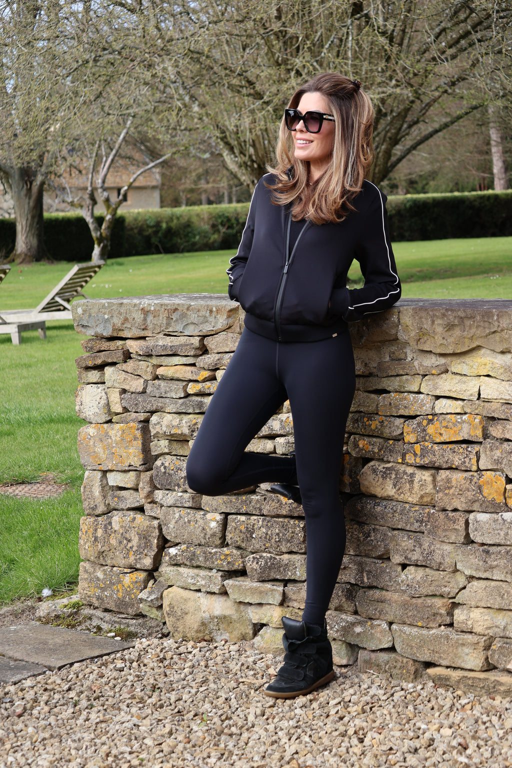 LUXE TRACK JACKET BLACK