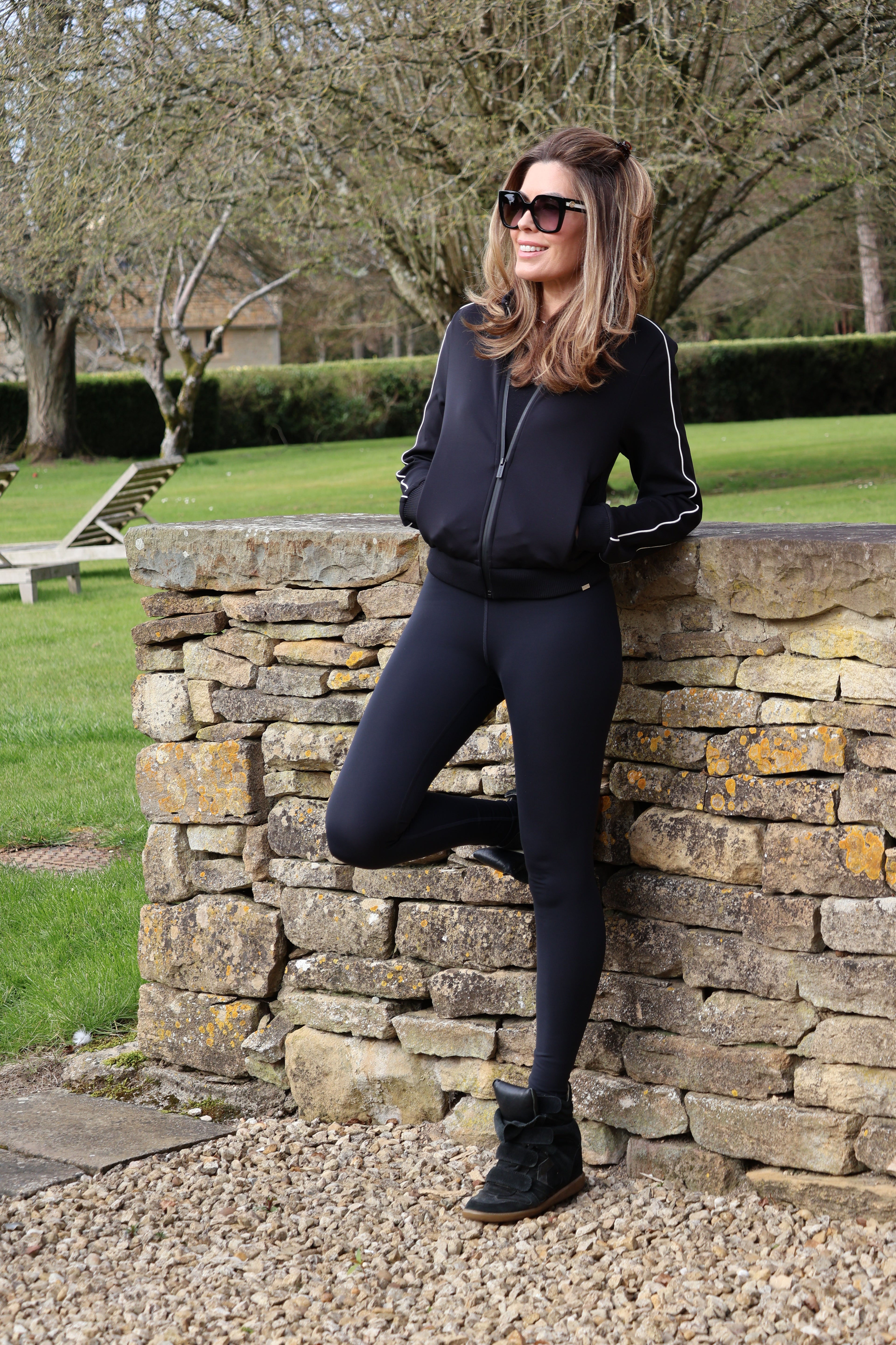 LUXE TRACK JACKET BLACK